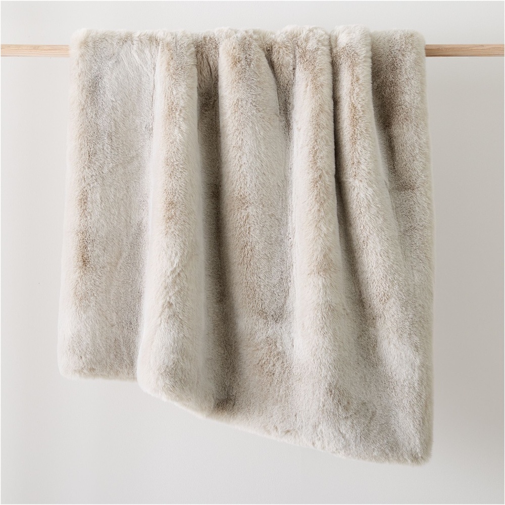Faux Fur Throw